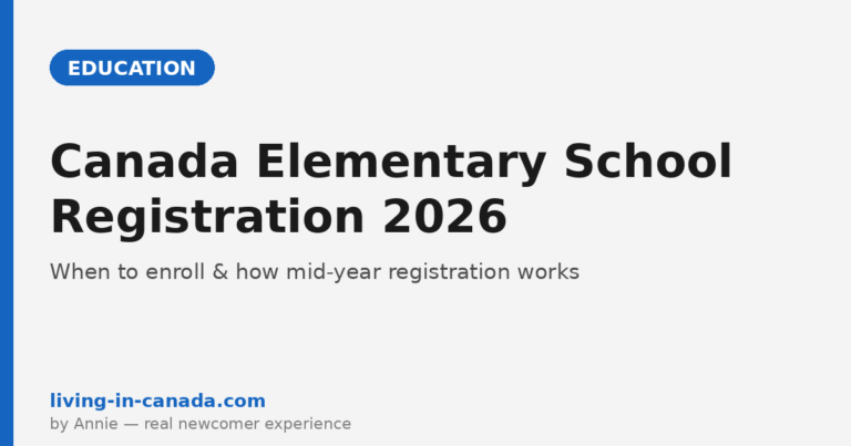 Canada Elementary School Registration 2026