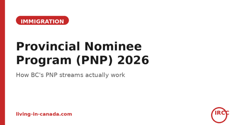 Provincial Nominee Program (PNP) Canada 2026: How It Works & BC’s Streams