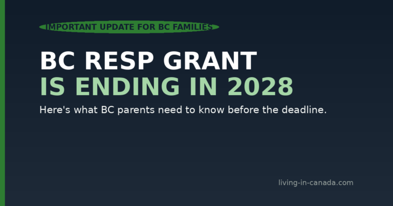 The BC RESP Grant Is Ending in 2028: What Every BC Parent Needs to Know About the BCTESG