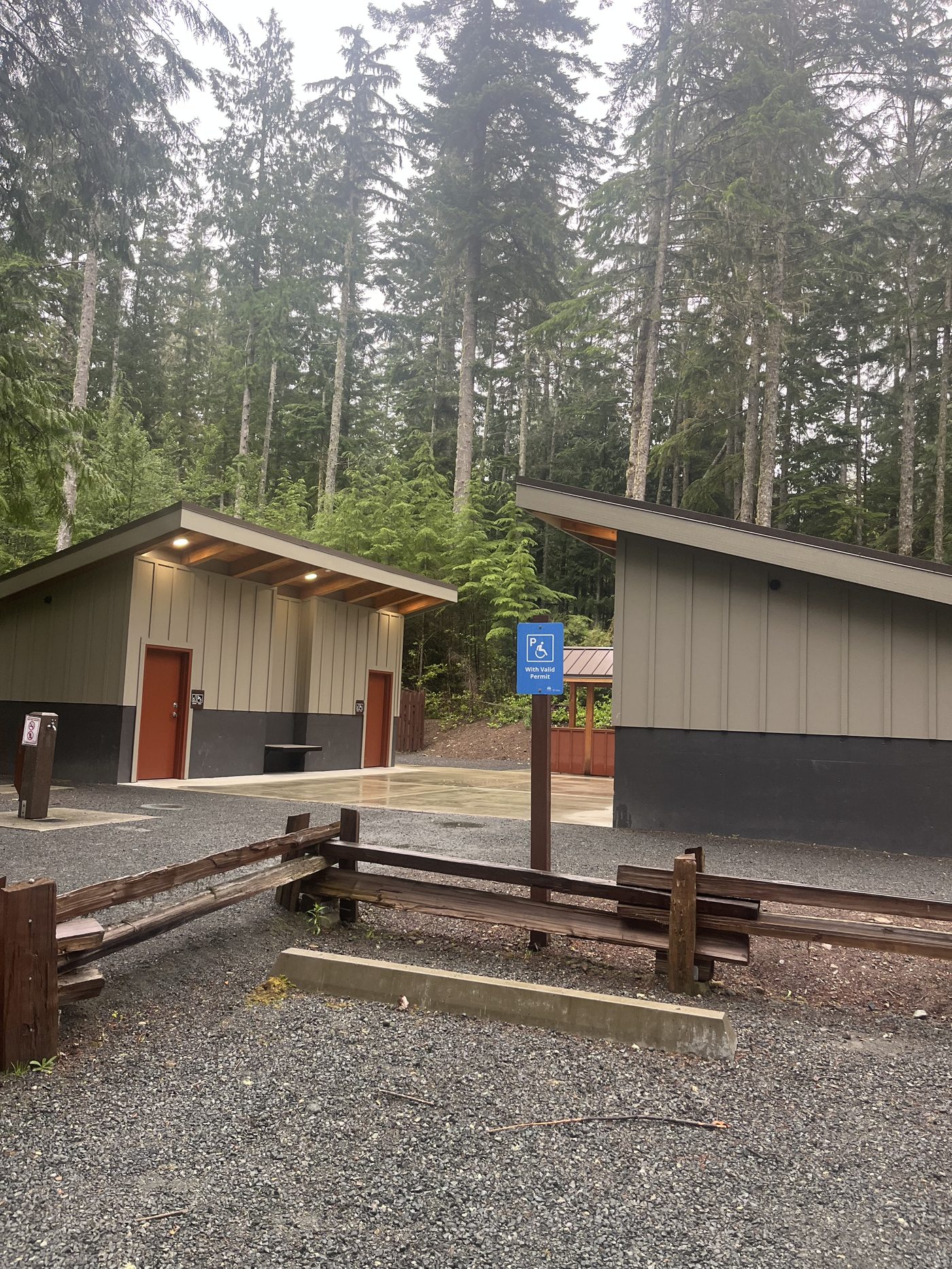 New accessible washroom and shower building at China Beach campground