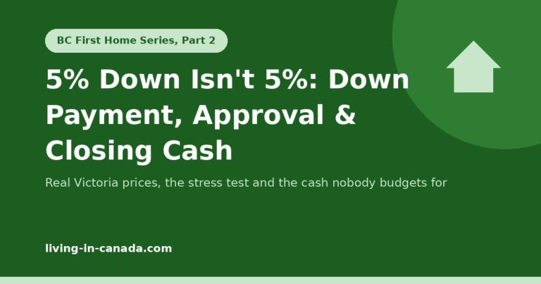 Down Payment BC 2026: 5% Rule, Approval & Closing Cash