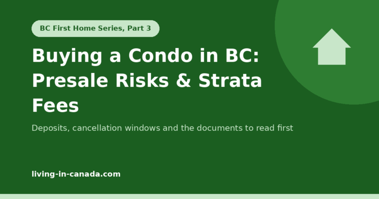 Buying a Condo in BC: Presale Risks & Strata Fees